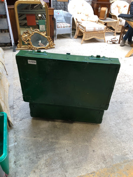 Green Metal Carpenters Tool Box