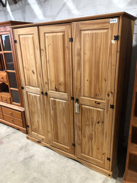 Pine Triple Wardrobe
