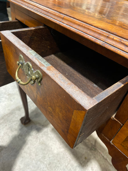Antique Burr Walnut Low Boy