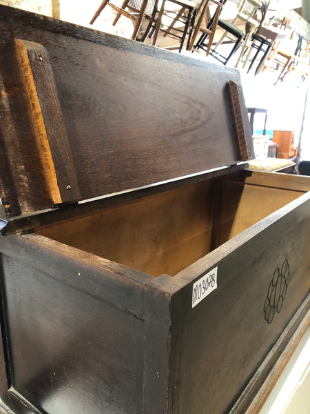Vintage Solid Wood Blanket Chest