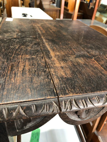 Antique Ebonised Hall Table - GHC