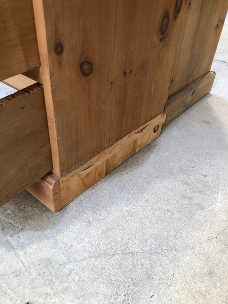 Solid Rustic Pine Large Chest of Drawers