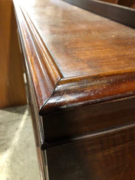 Antique Mahogany Glass Display Cabinet