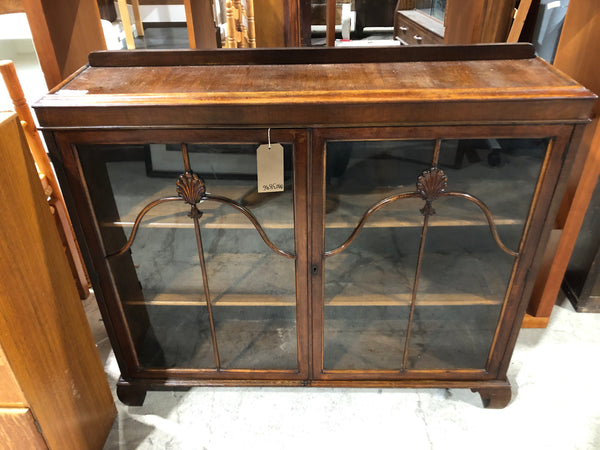 Antique Mahogany Glass Display Cabinet