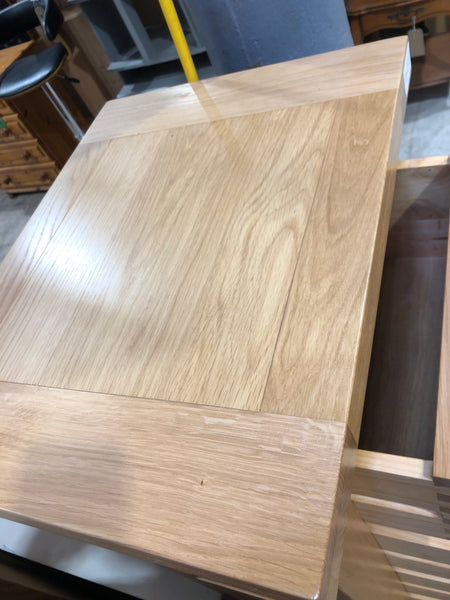 Oak Tallboy Slim Chest of 5 Drawers