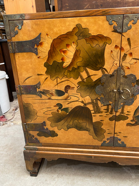 Oriental Style Cabinet with Beautiful Motifs