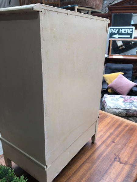 Antique Cream Painted Cupboard