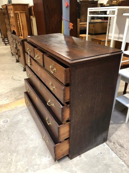 Antique Oak 3 over 4 Chest of Drawers
