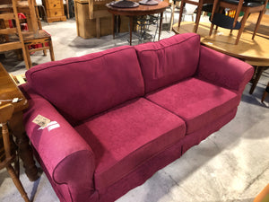 Red 3 Seater Sofa - REF