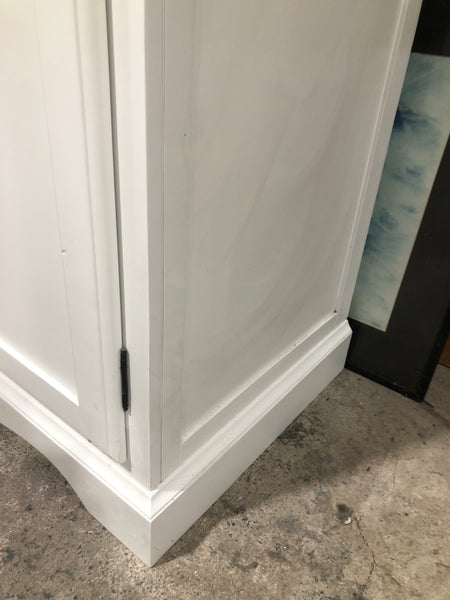 French Style Grey Double Wardrobe