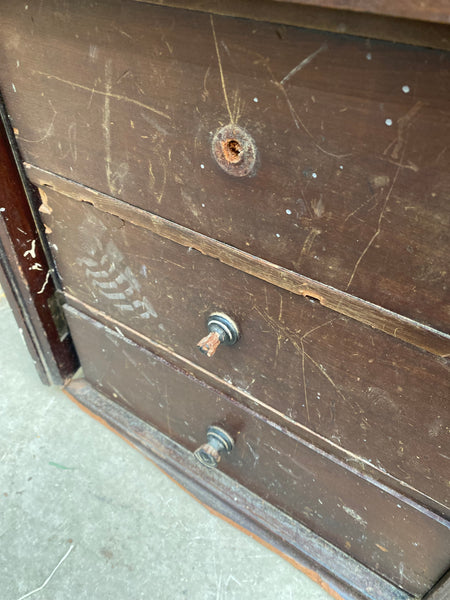 GHC - Antique Mahogany Specimen Cabinet