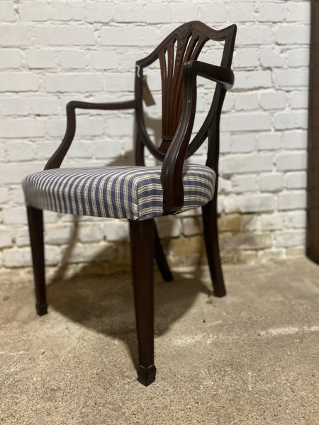 Antique Shield Back Carver Chair
