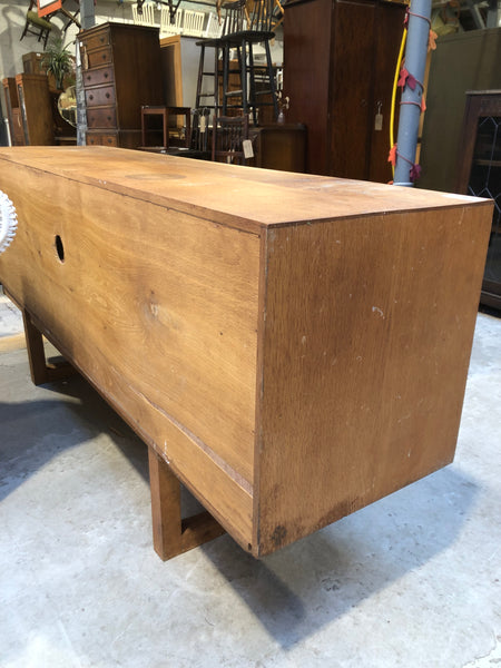 Oak Low Sideboard Entertainment Unit