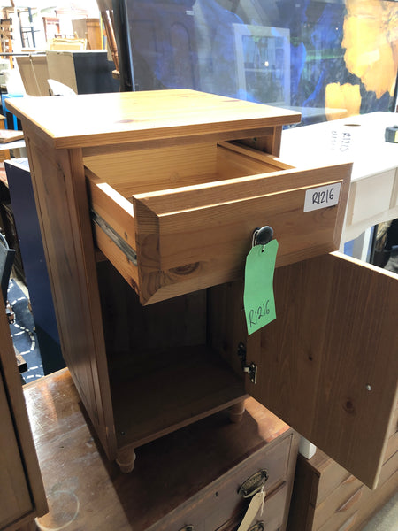 REF - Pair of Pine Bedside Tables