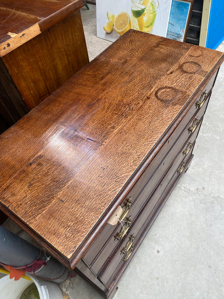 Antique Georgian Oak Chest of Drawers
