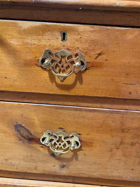 Rustic Pine Chest of Drawers