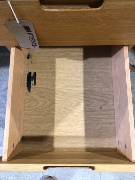 GHC- Pale Veneer desk with 3 Drawers