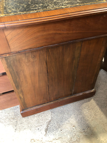 Vintage Oak Pedestal Desk