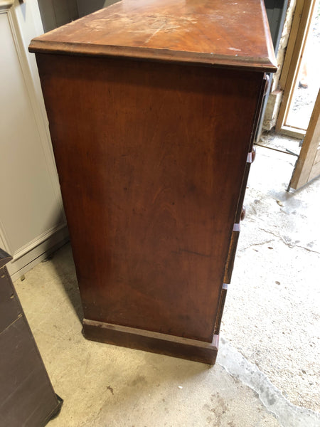 Flamed Mahogany Chest of Drawers