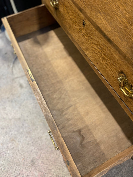 Antique Oak Writing Desk Bureau