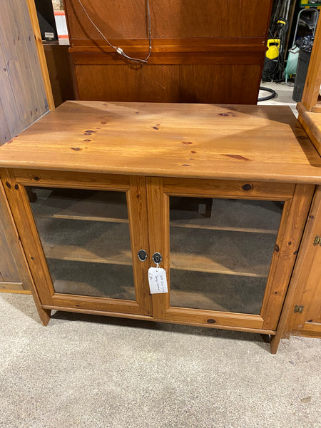 Ikea Glass Fronted Storage Cupboard