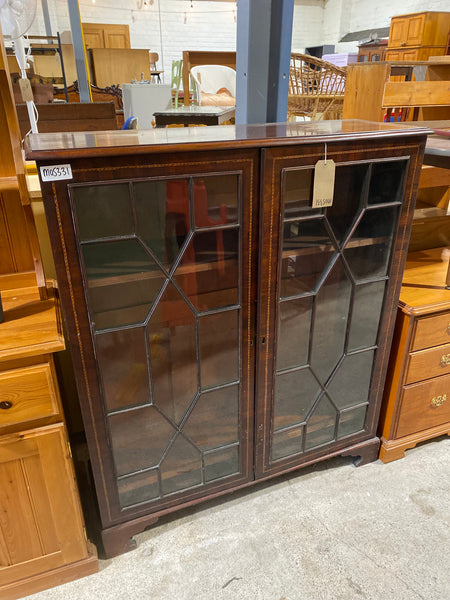 Mahogany Display Bookcase