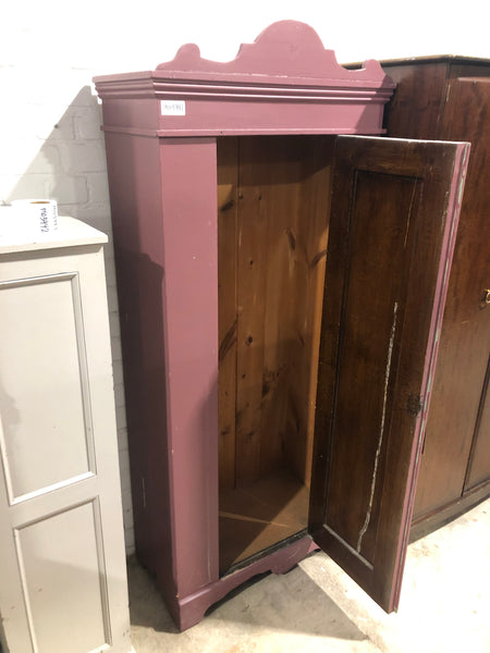 Vintage Purple Single Wardrobe/Cupboard