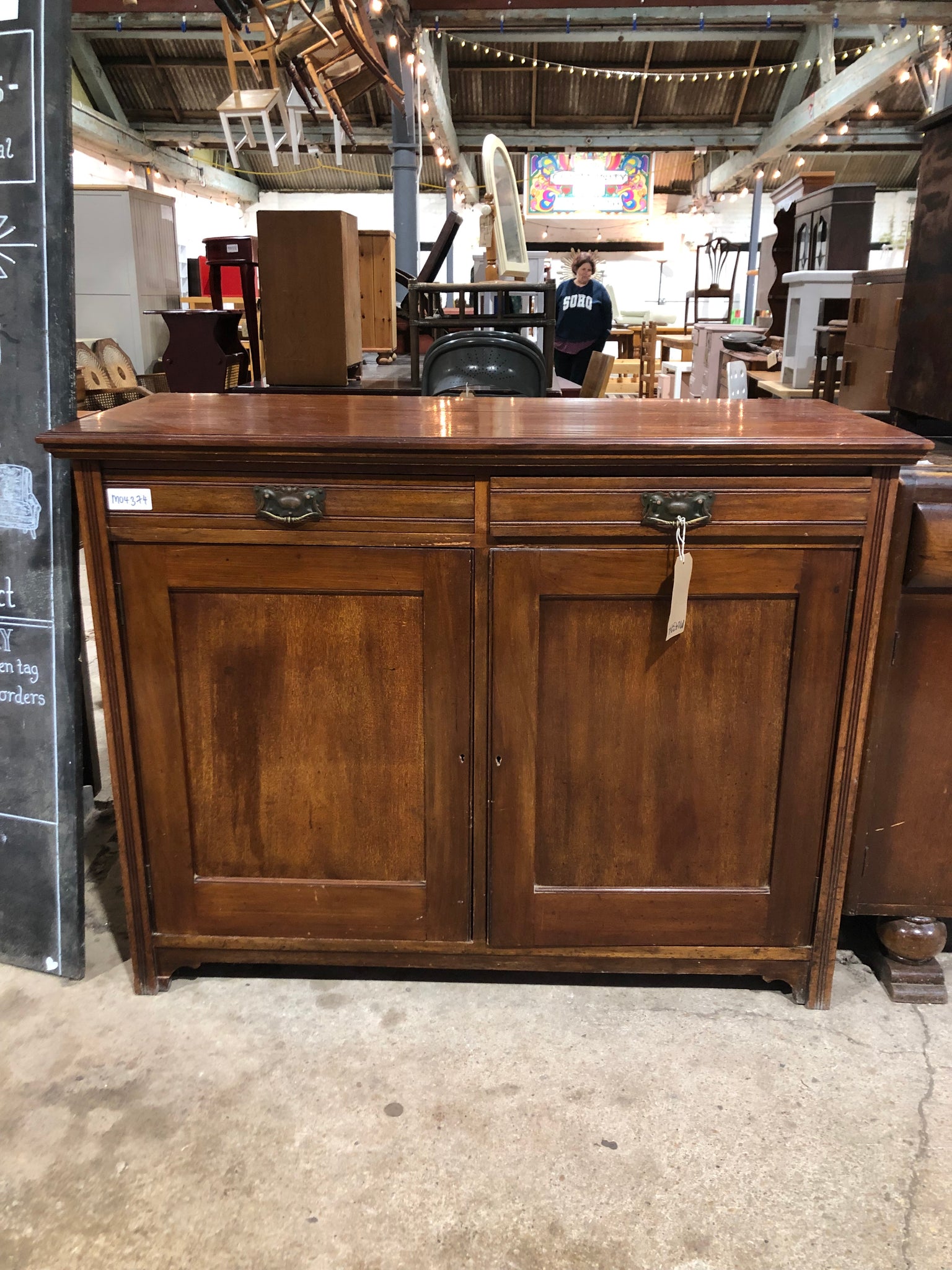 Antique 2 Door Sideboard