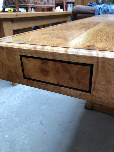 GHC - Burr Elm Extendable Dining Table