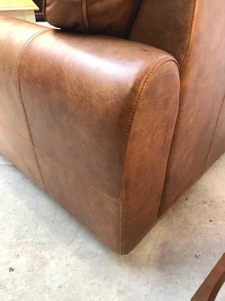 Tan Leather Armchair
