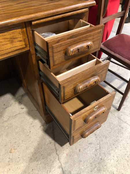Solid Wood Bureau Computer Desk