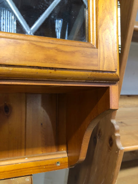 Pine Wall Display Cabinet