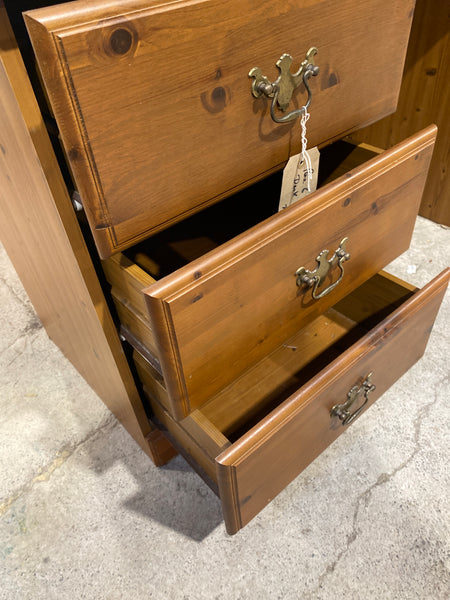 Pine 6 Drawer Desk