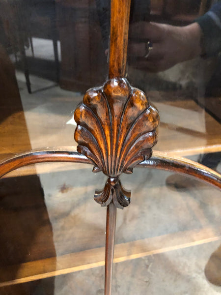 Antique Mahogany Glass Display Cabinet