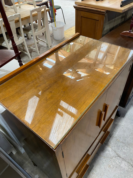 Vintage 1940s Tallboy Storage Cupboard and Drawers