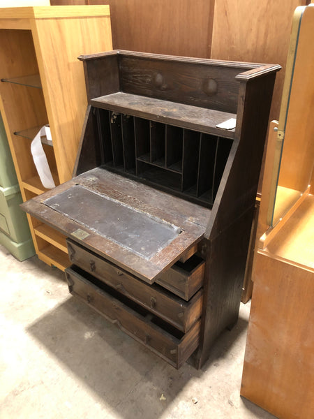 GHC - Vintage Oak Writing Bureau