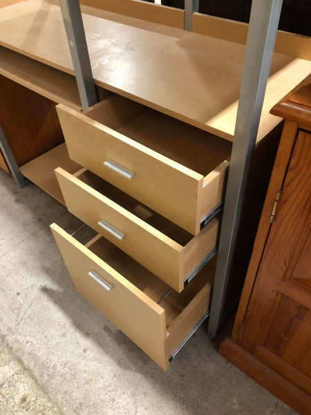 Office Storage Shelves & Desk