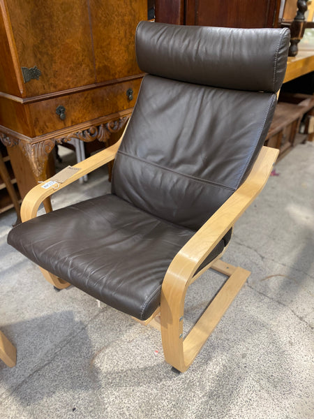 IKEA Poang Chair & Footstool