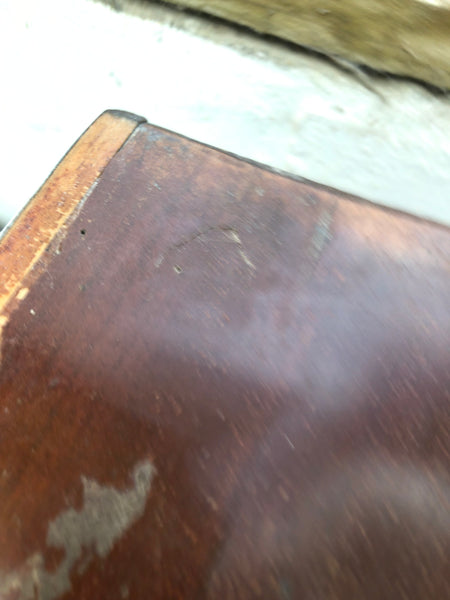 Flamed Mahogany Chest of Three Drawers