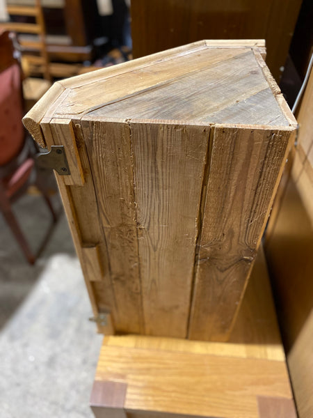Rustic Pine Corner Shelf