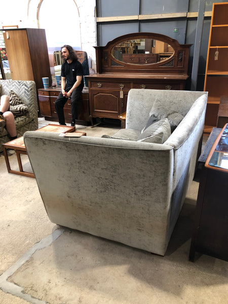 High Back Grey Sofa