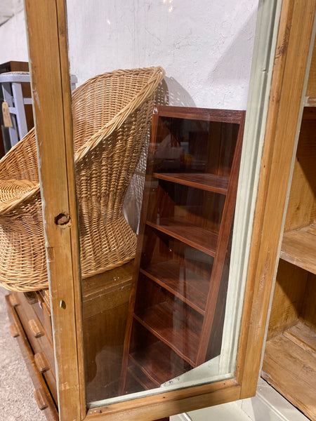 Rustic Pine Painted Dresser with Glazed Top