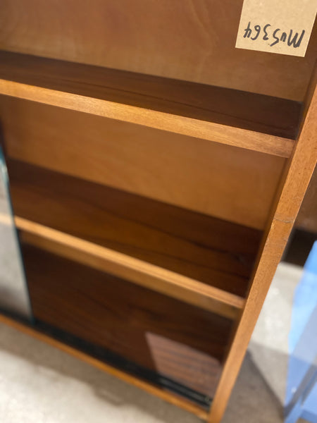 Teak Extra Wide Low Display Bookcase