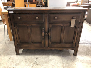 Vintage Ercol Dark Elm Sideboard