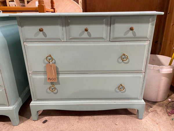 Painted Stag Minstrel Chest of Drawers