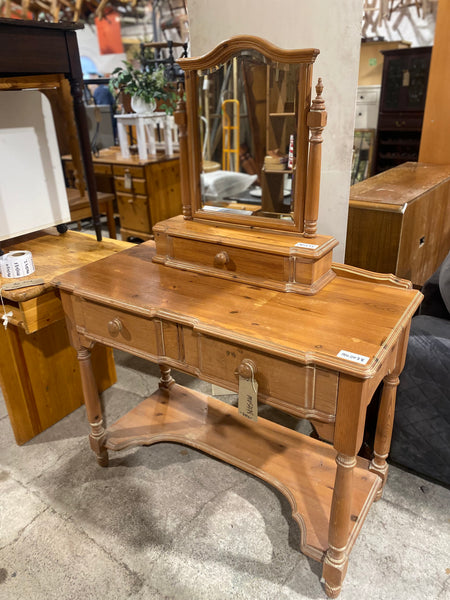 GHC - Pine Dressing Table & Mirror