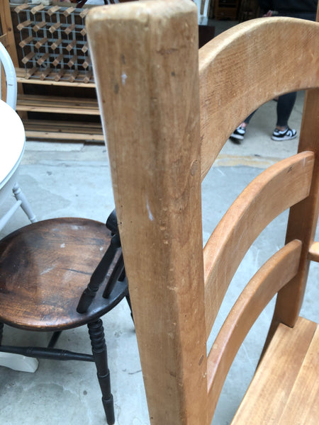 Large Oak Rectory Carver Chair