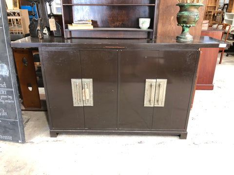 GHC - Large Dark Brown Sideboard with Decorative Metal Handles