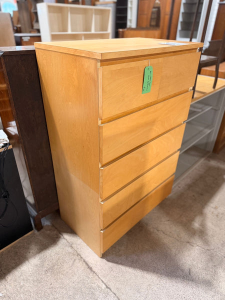 REF - Beech IKEA Malm Chest of Drawers