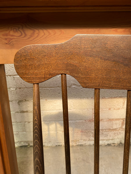 Antique Spindle Back Farmhouse Rocking Chair